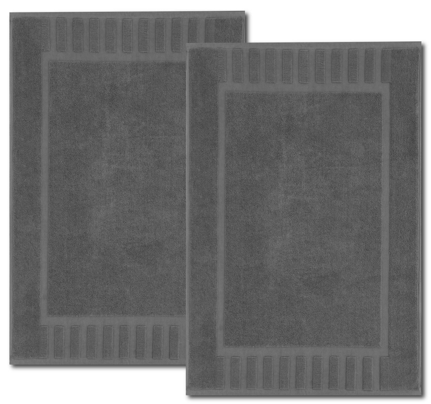 gray bath mats
