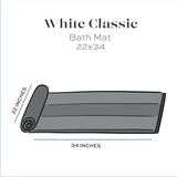 22x34 inches bath mat