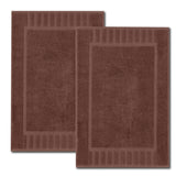 2pc brown bath mat