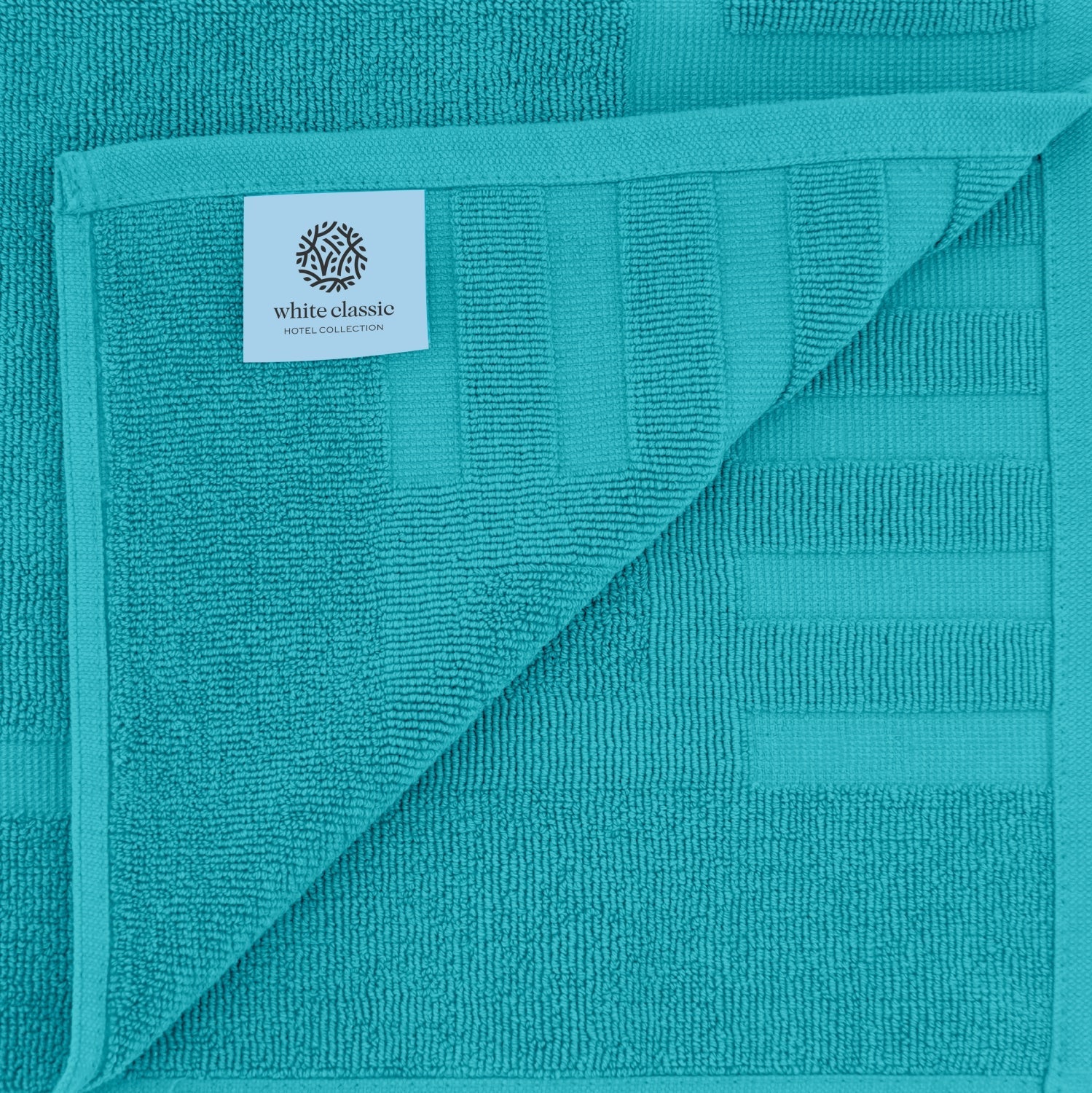 Whiteclassic bath mats