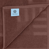 whiteclassic brown bath mats