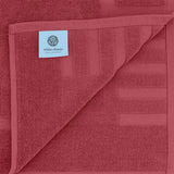 whiteclassic burgundy bath mat