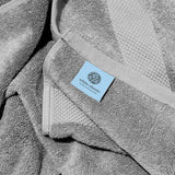 Whiteclassic gray bath sheets