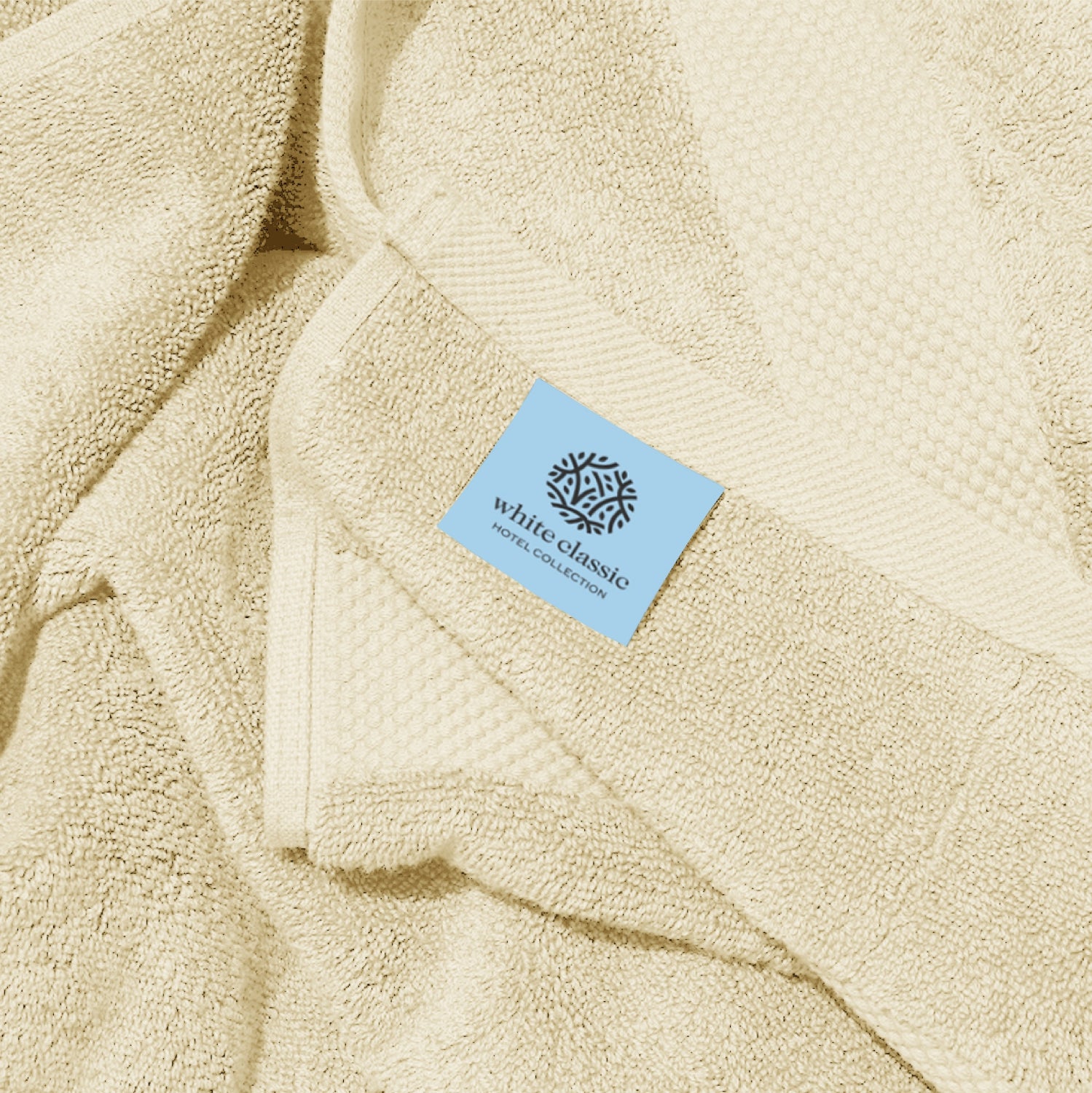 Whiteclassic hotel collection beige bath sheets